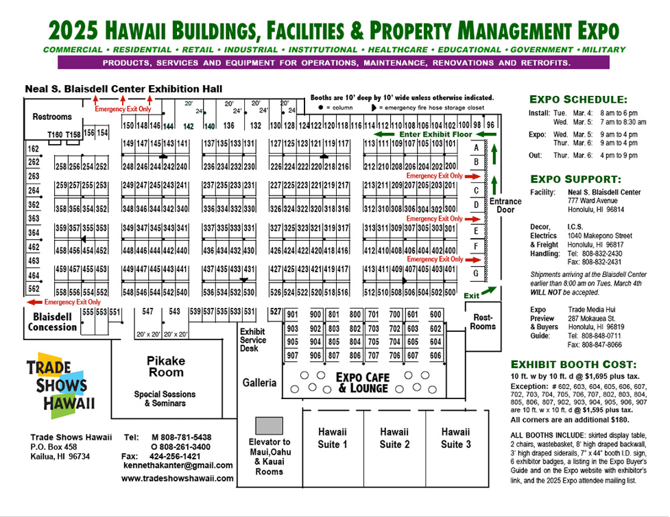 Expo Floorplan & Booth Location