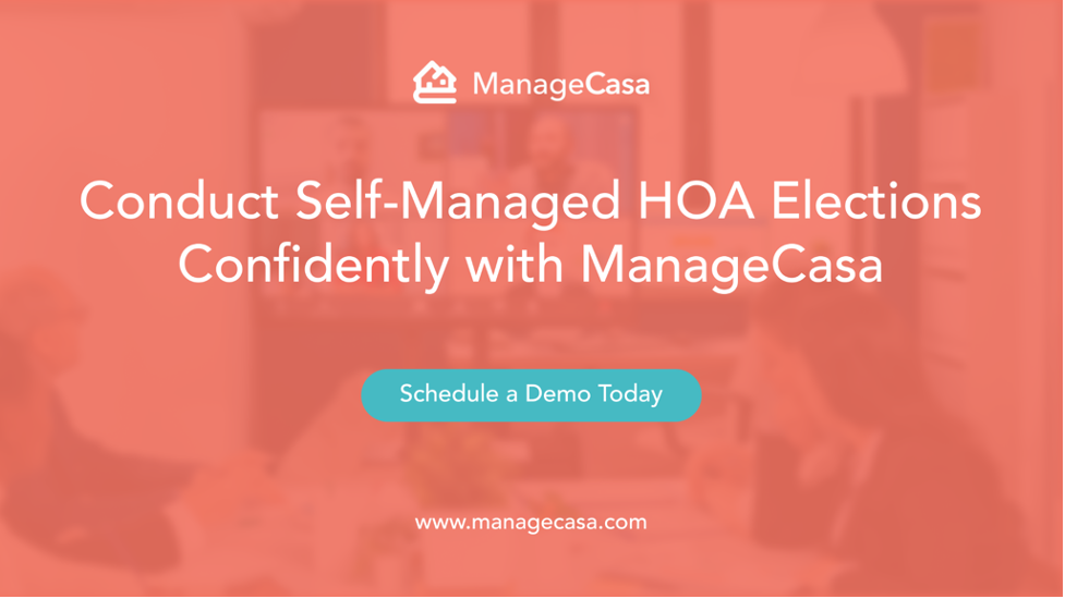 HOA Elections Confidently with ManageCasa