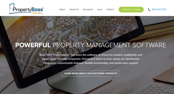 property boss rental management software